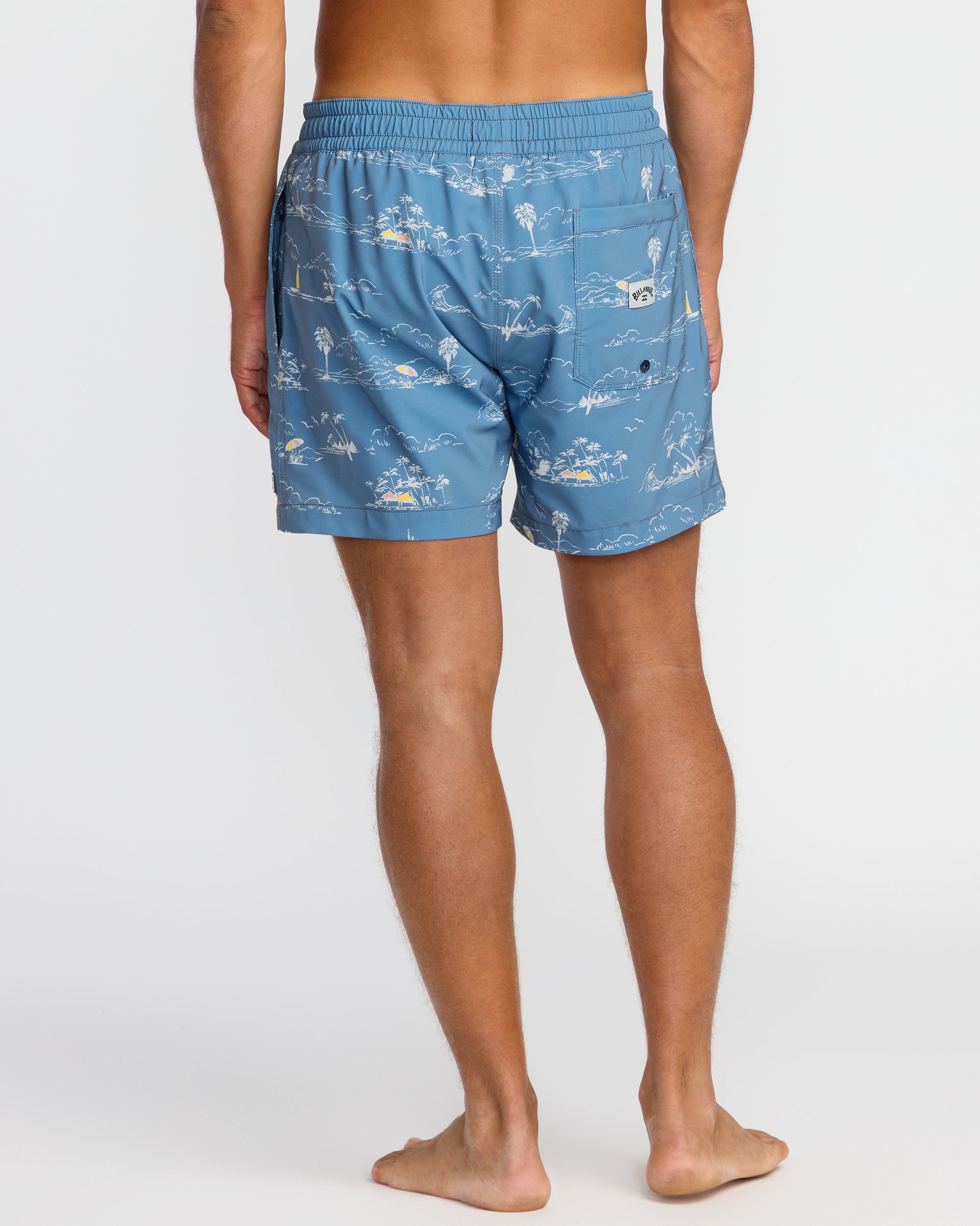 Lineup Laybacks 16 Trunks - Steel Blue - Image 2