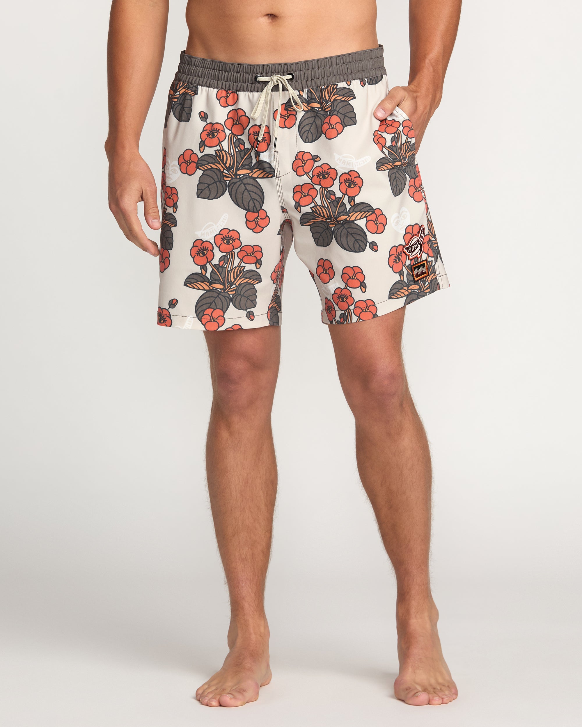 Billabong x Mami Wata Icons Laybacks 17 Trunks - Stone