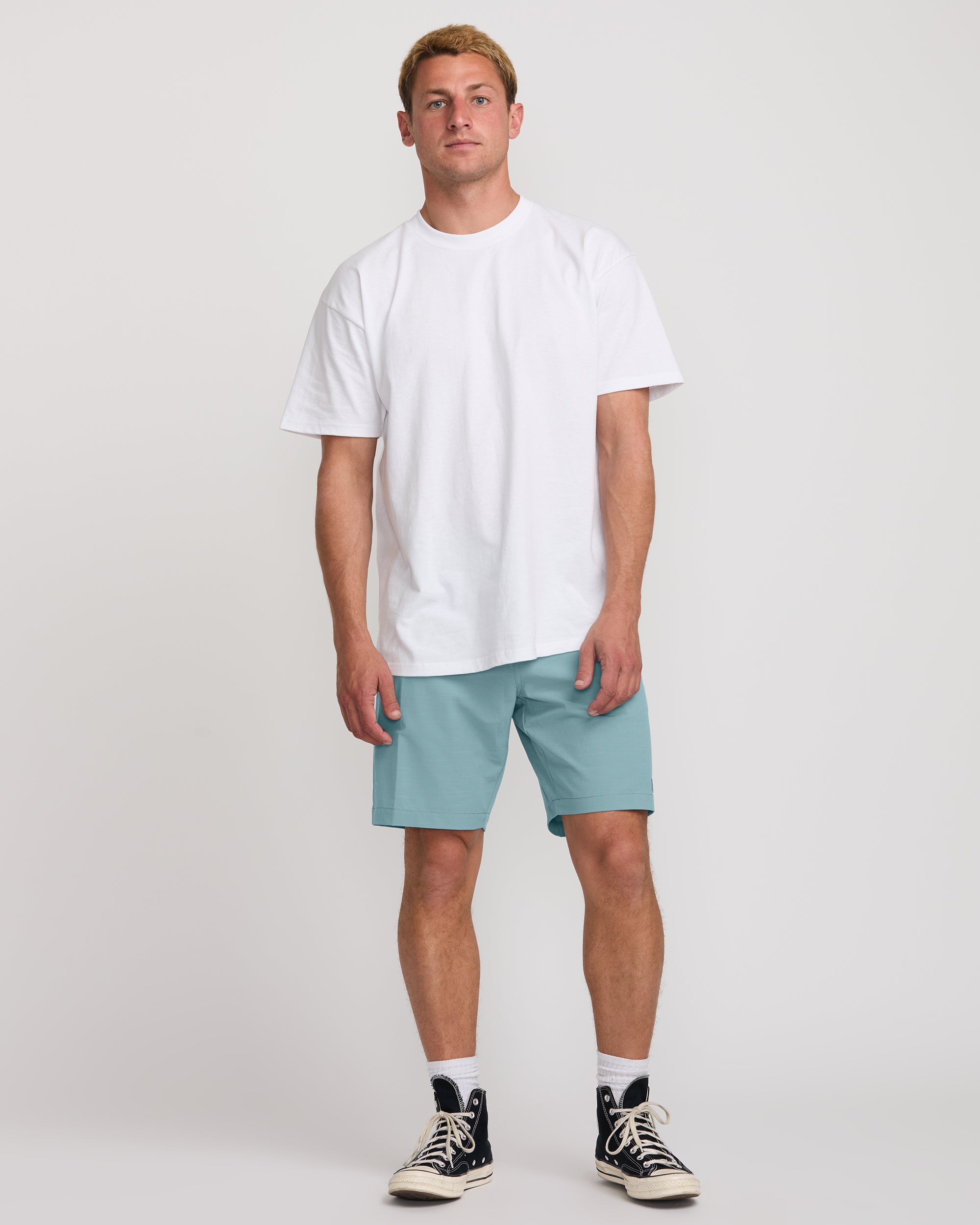 Crossfire Submersible 19 Hybrid Shorts - Glacier Blue - Image 3