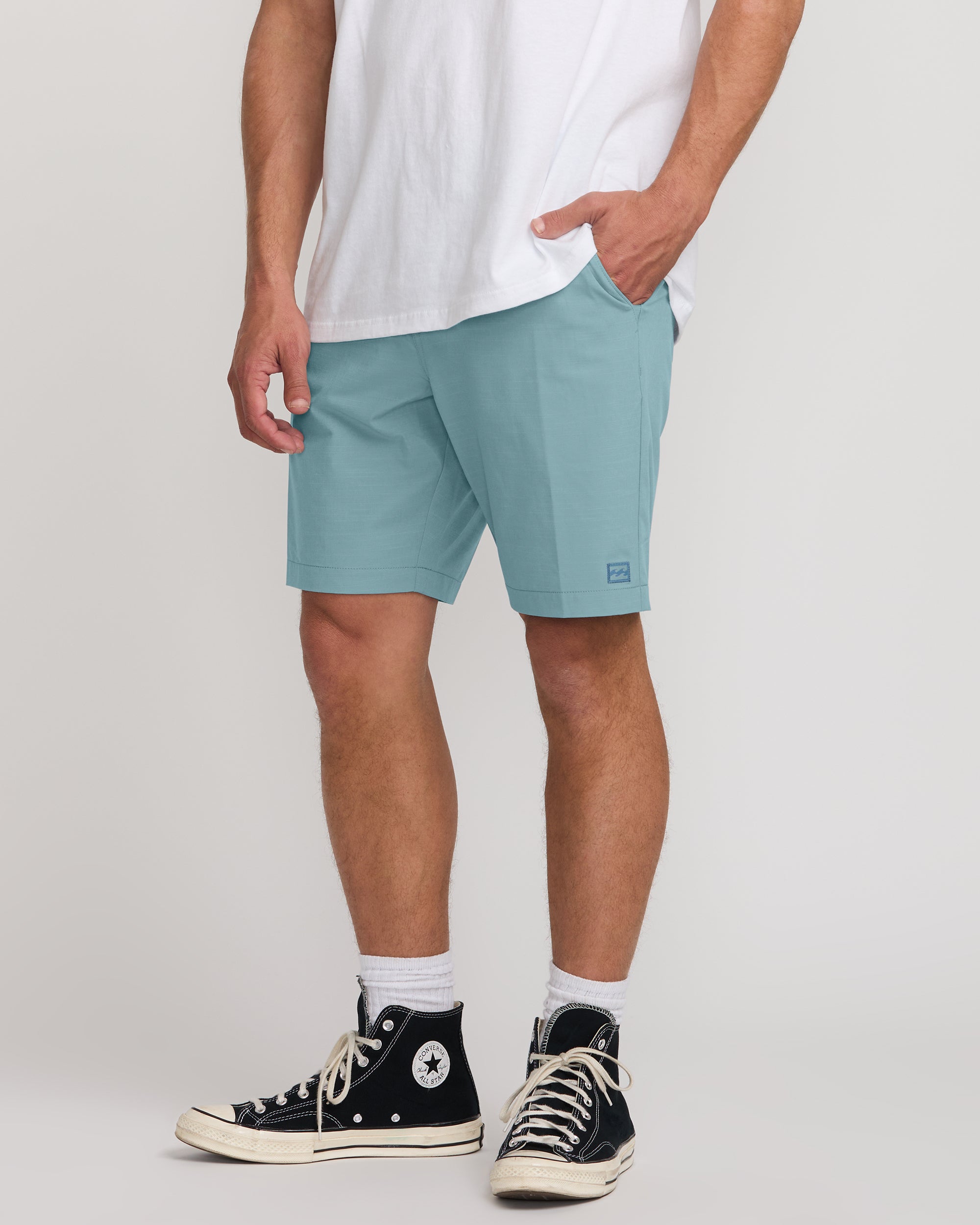 Crossfire Submersible 19 Hybrid Shorts - Glacier Blue - Image 6