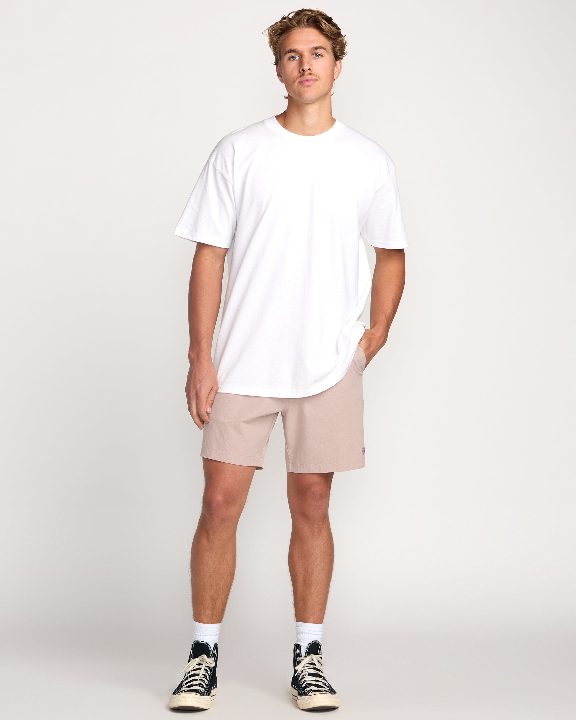 Crossfire Submersible 17 Hybrid Shorts - Dusty Pink - Image 5