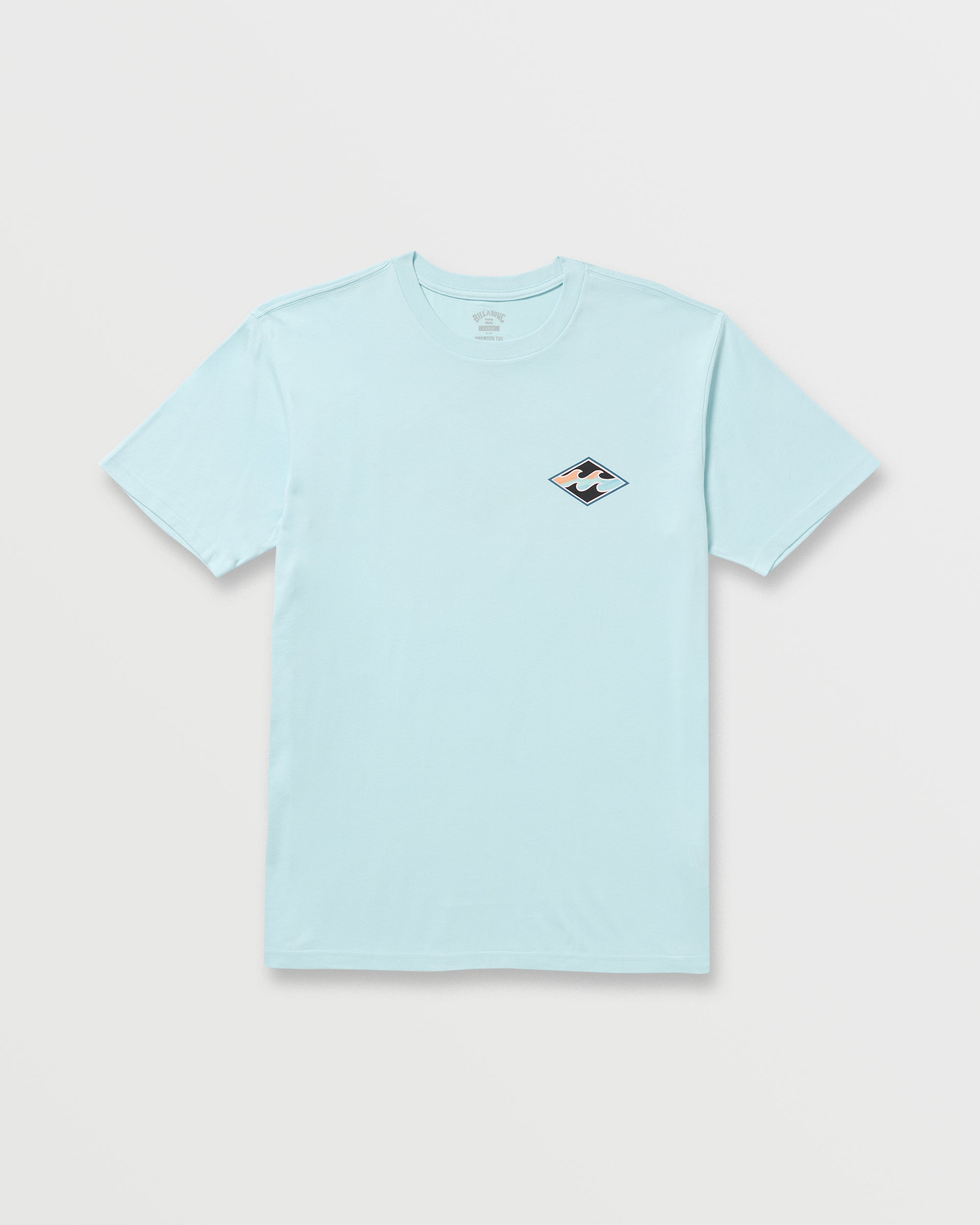 Crayon Wave Premium Tee - Coastal Blue - Image 3