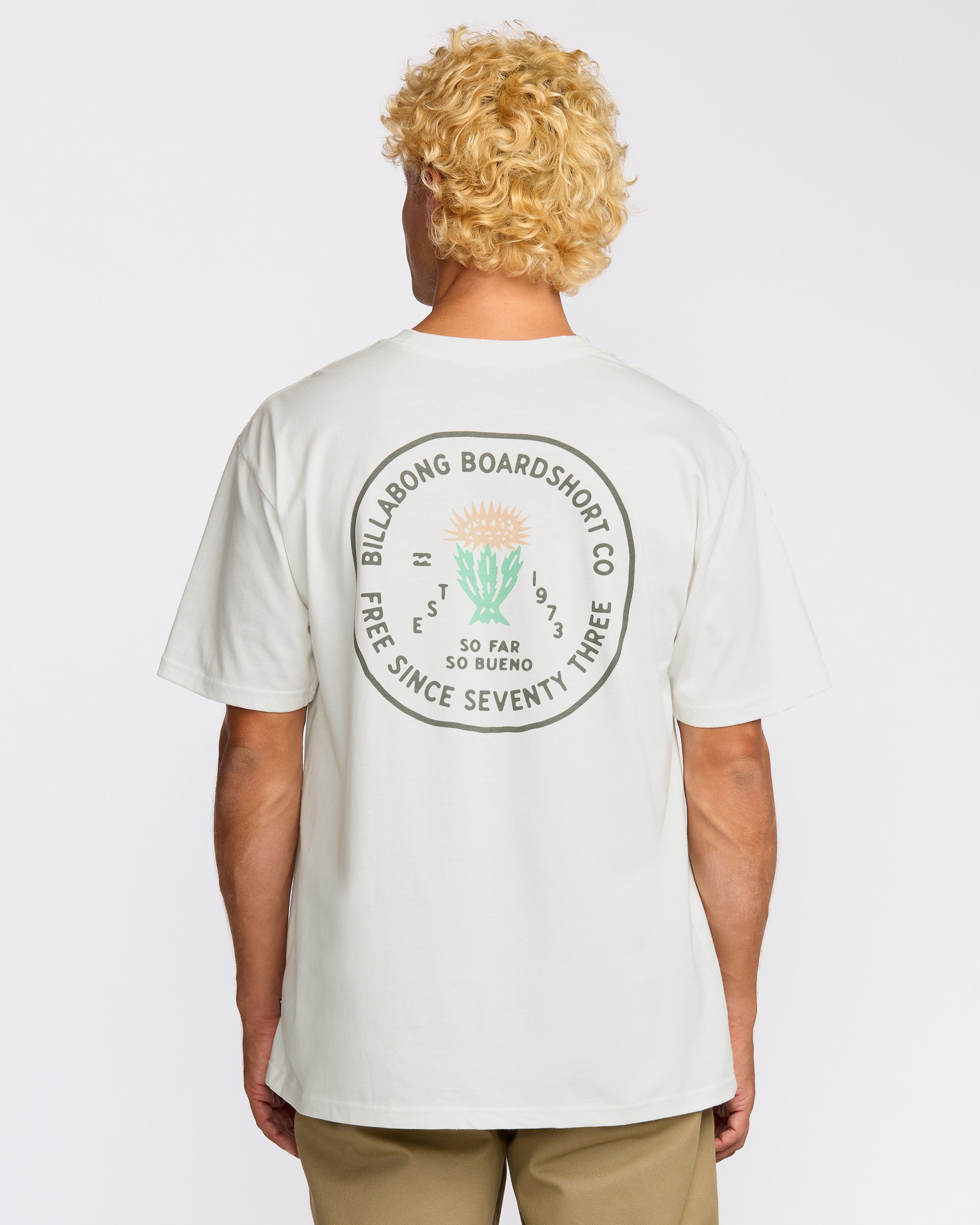 Desert Flower Regular Short Sleeve T-Shirt - Off White - Image 3