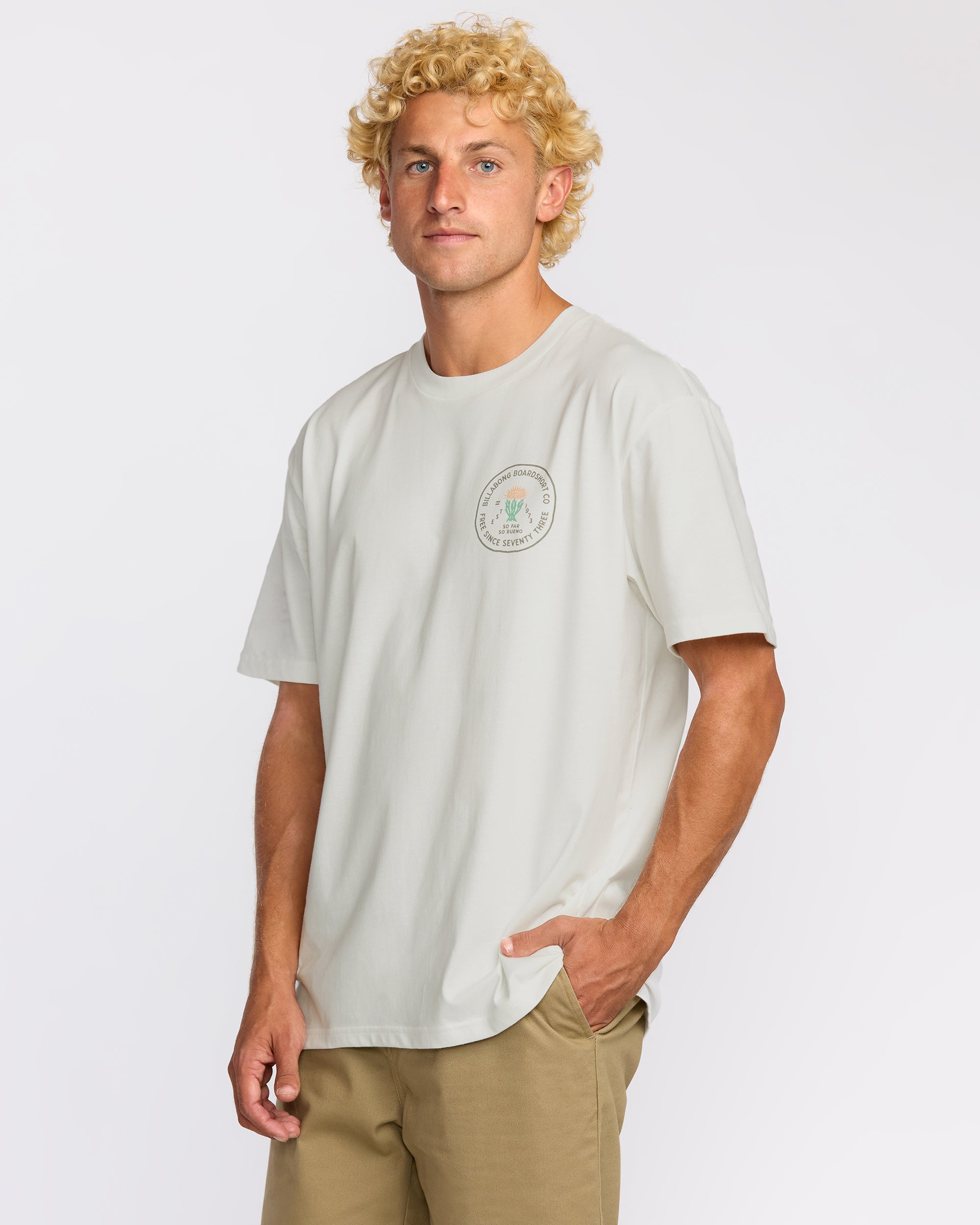 Desert Flower Regular Short Sleeve T-Shirt - Off White - Image 7