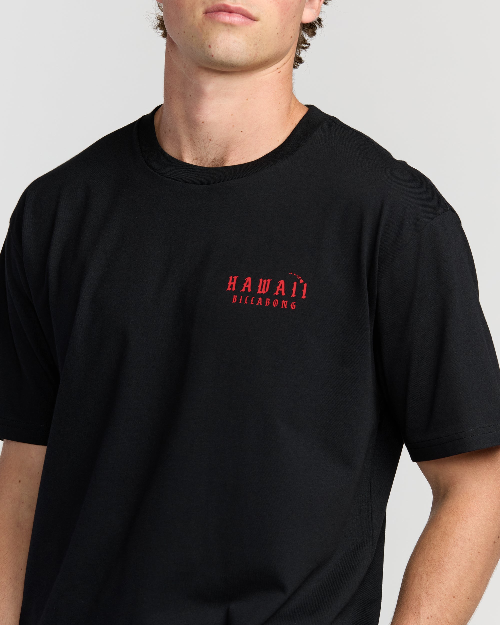 Skull Wave Hi Regular Short Sleeve T-Shirt - Black - Image 5