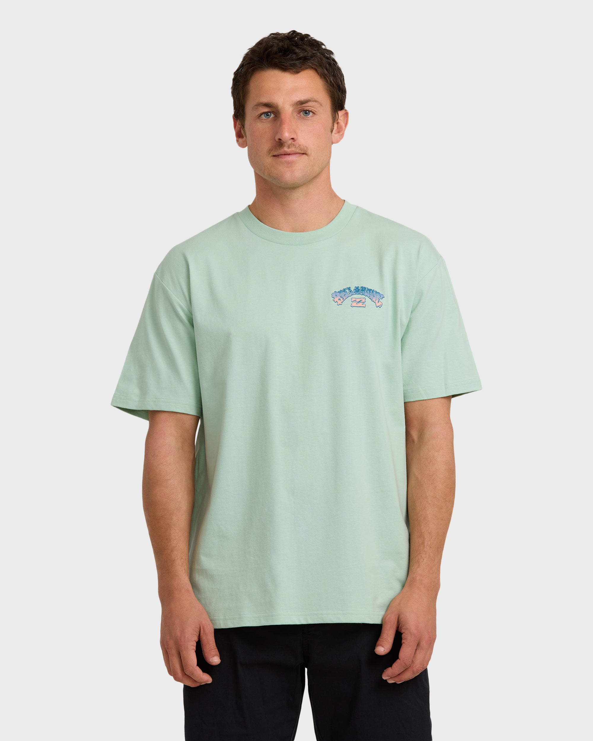 Wax Arch Regular Short Sleeve T-Shirt - Seafoam - Image 2
