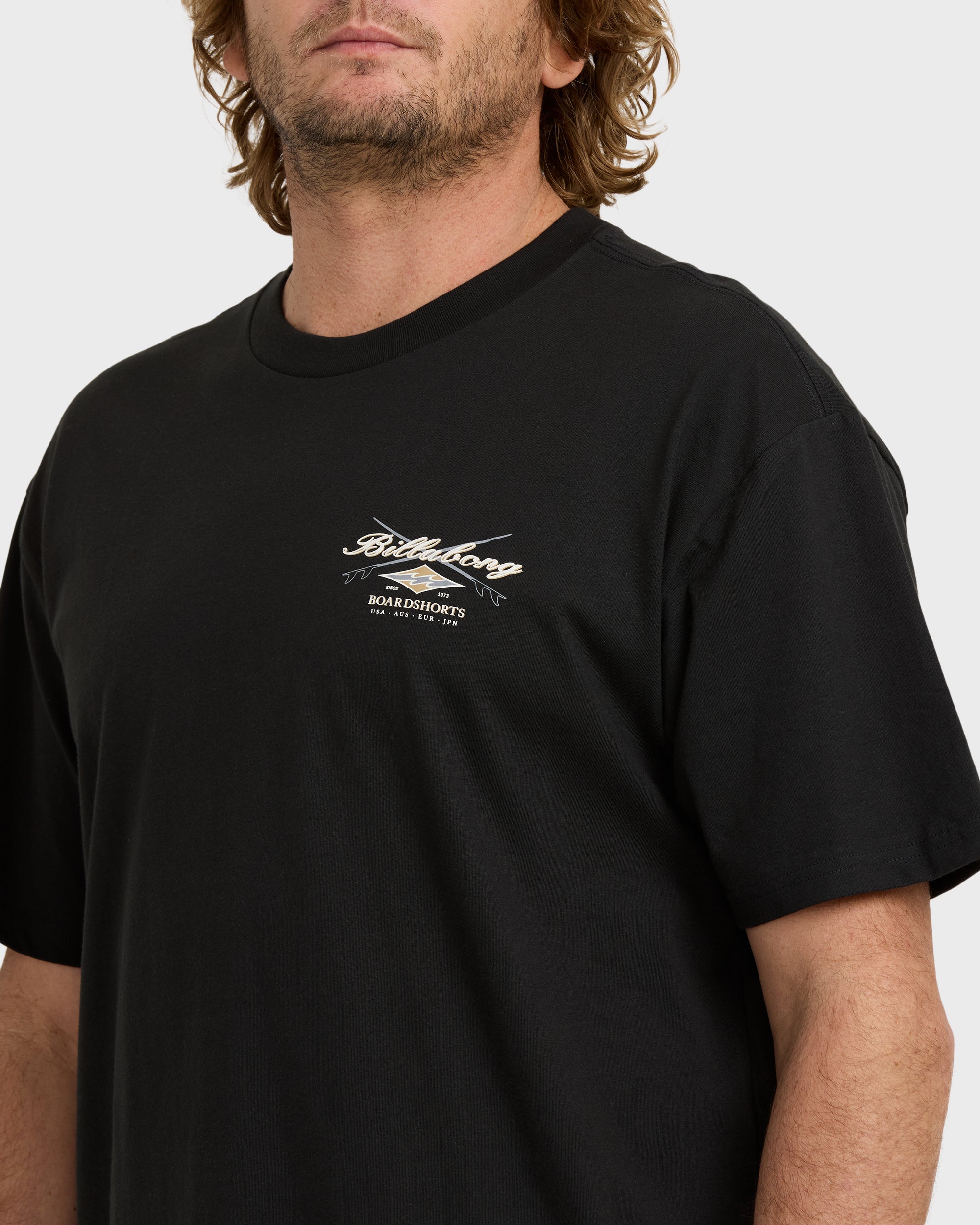 Crossboards Sleeve Short Sleeve T-Shirt - Chino - Washed Black - Image 5