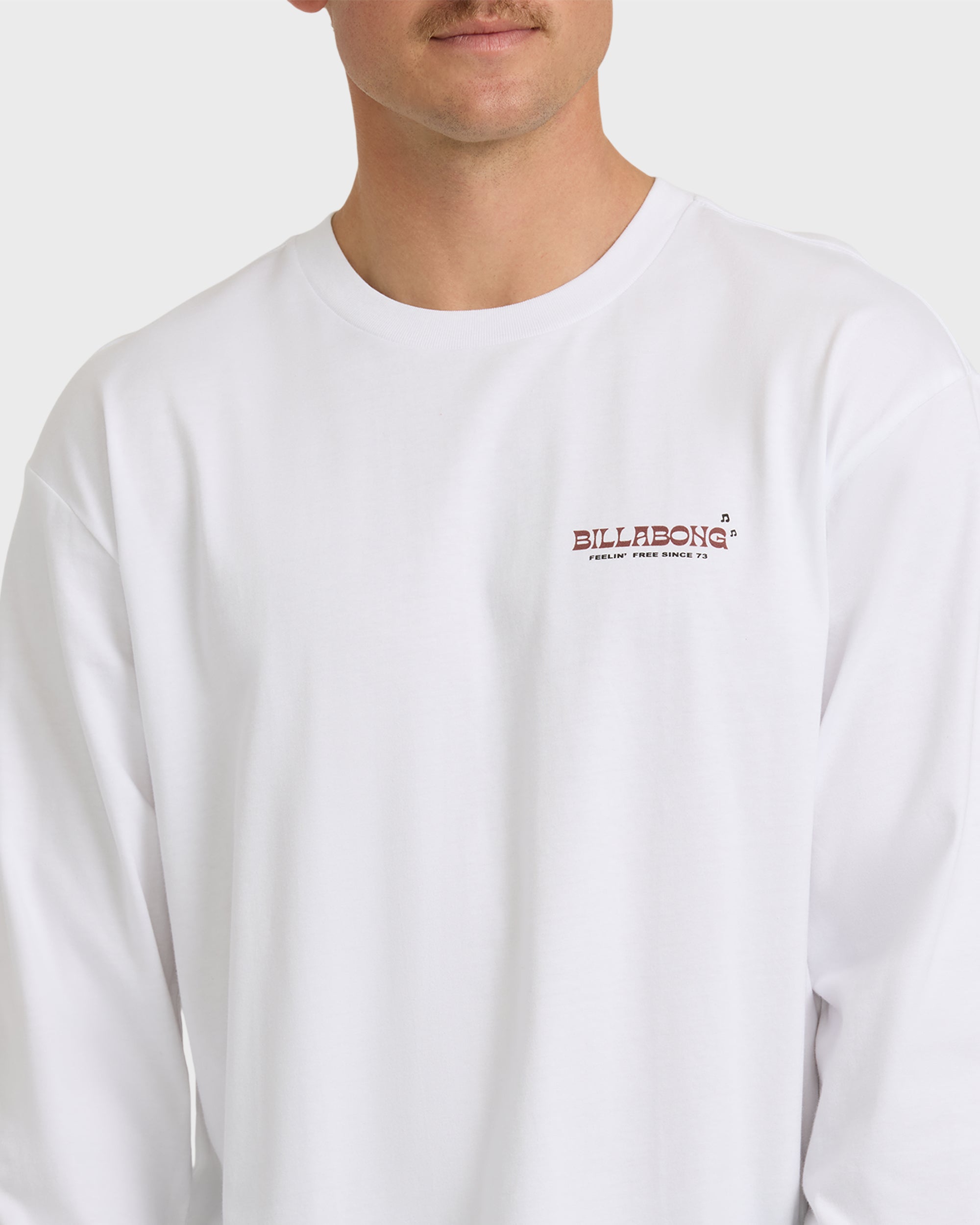Under The Sun Regular Long Sleeve T-Shirt - White - Image 5