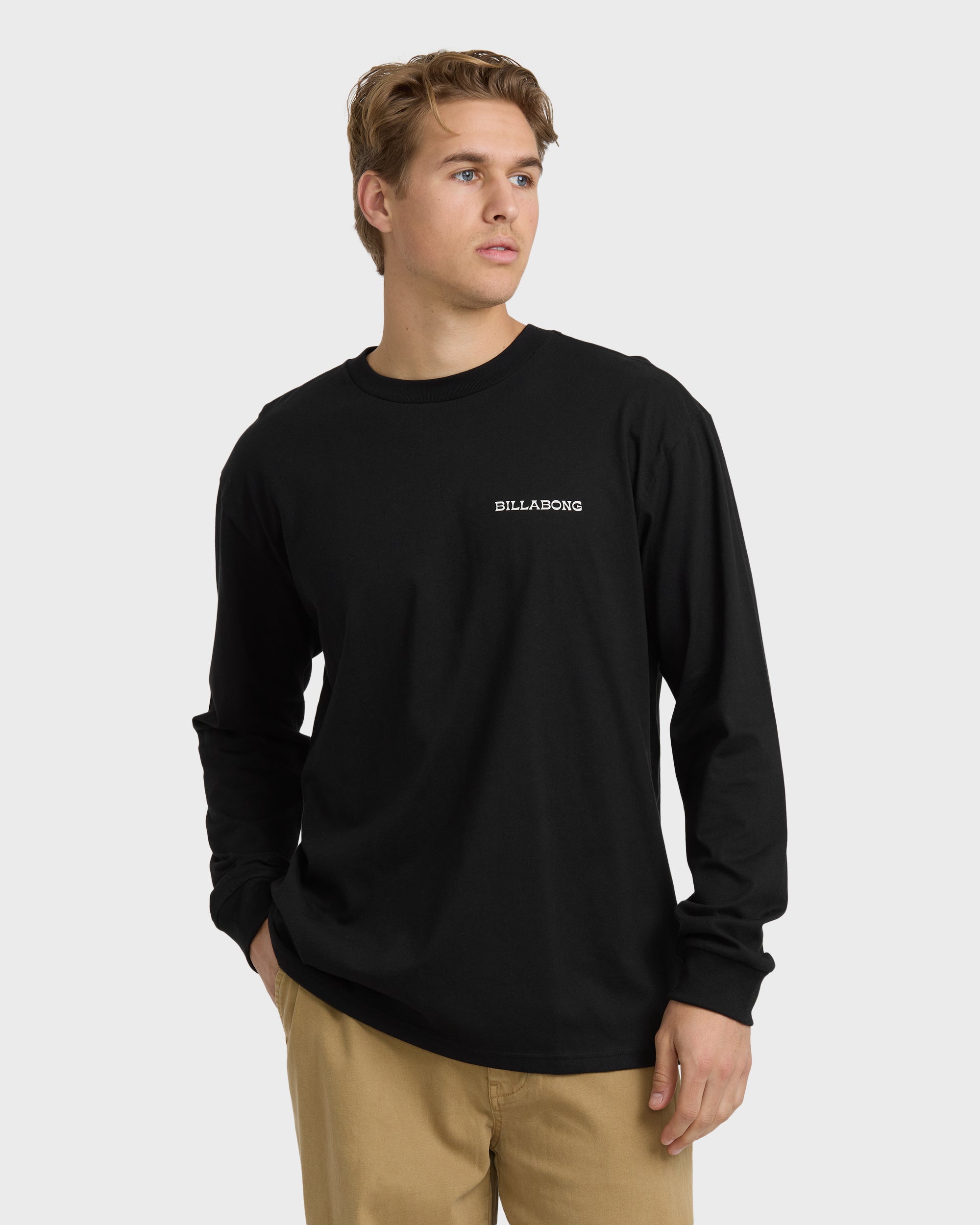 Surf Dreams Regular Long Sleeve T-Shirt - Black - Image 2