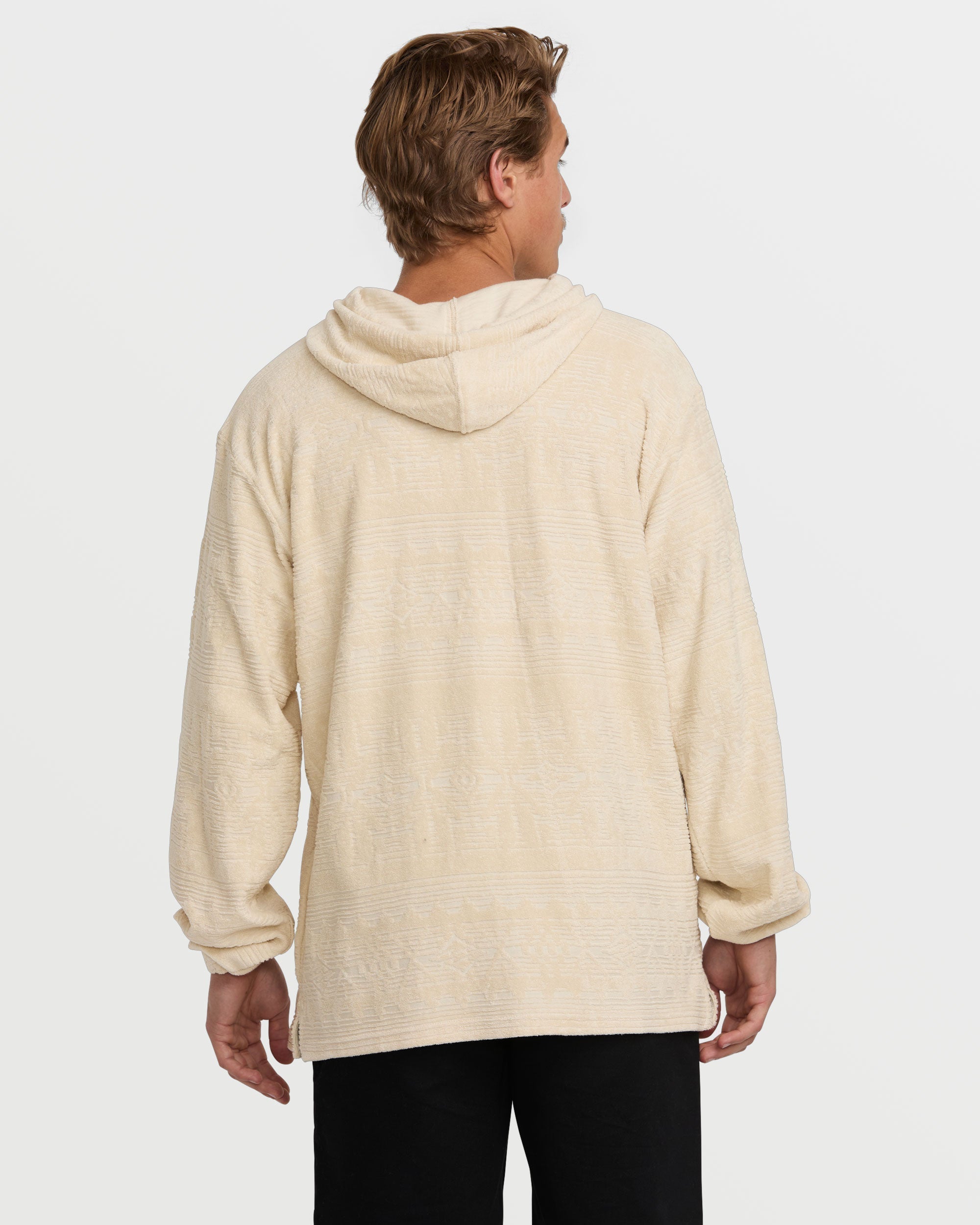 Flecker Jacquard Pullover Sweatshirt - Chino - Image 2