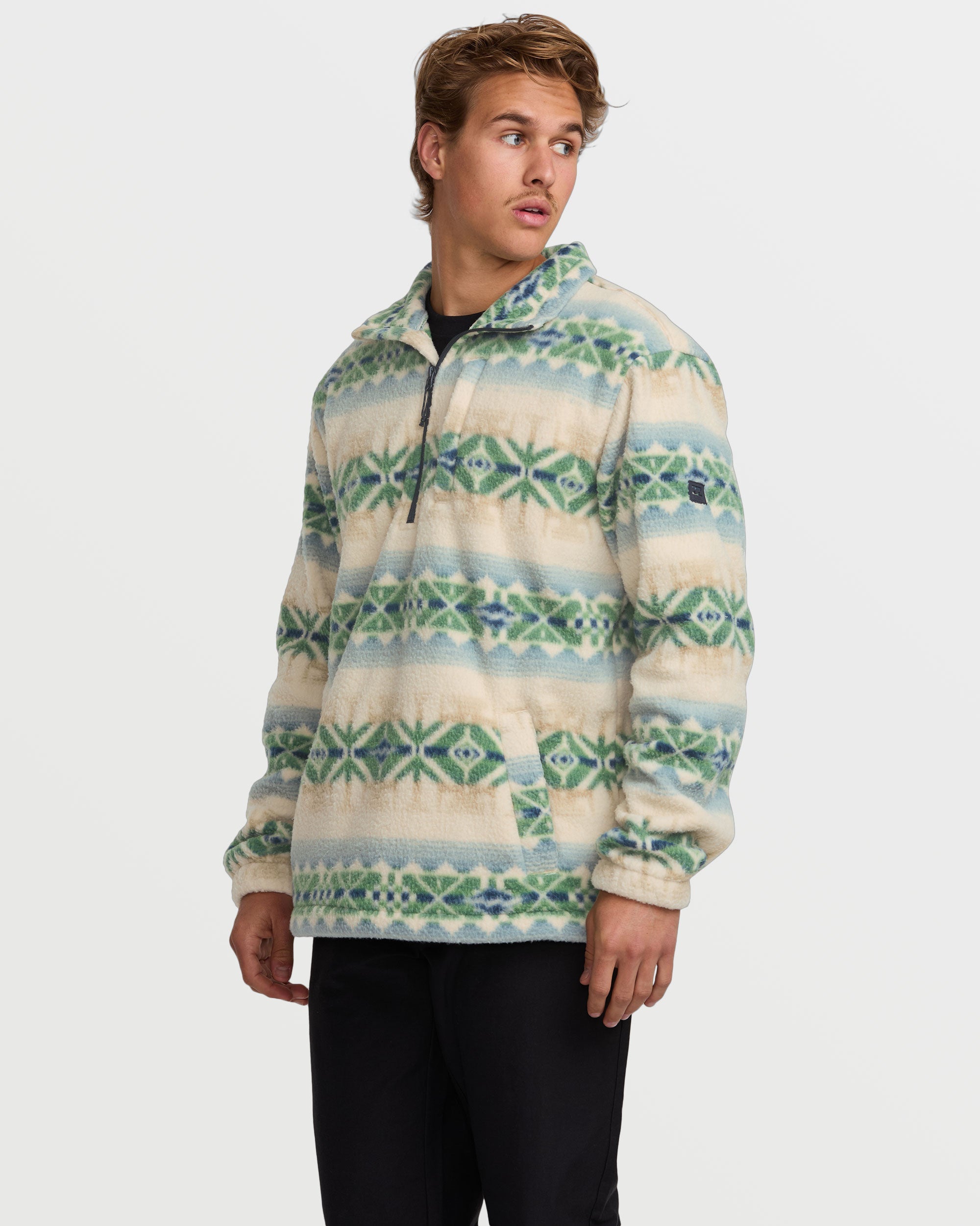 Boundary Mock Sweatshirt - Chino - Image 3