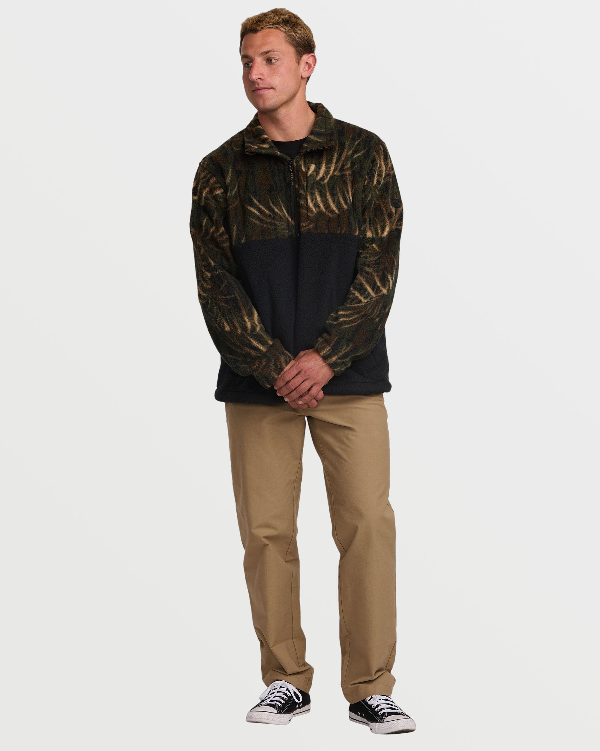 Boundary Mock Sweatshirt - Camo - Image 3