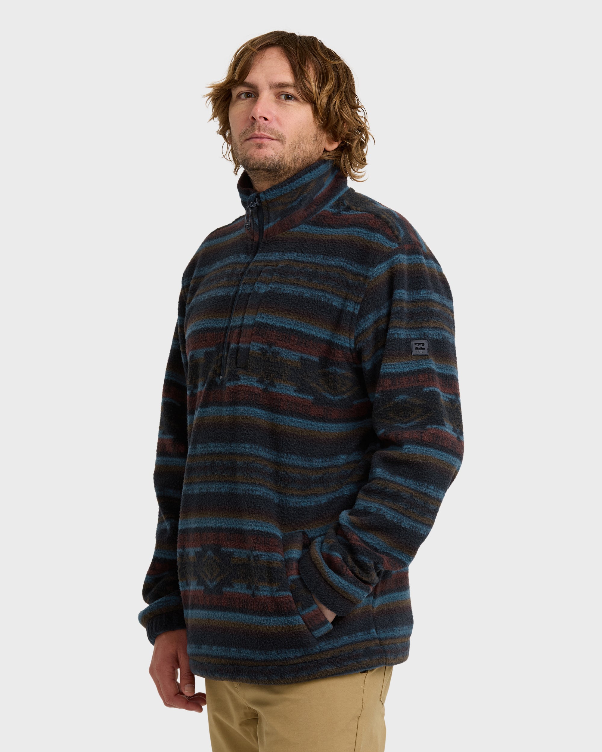 Boundary Mock Sweatshirt - Dark Navy - Image 3