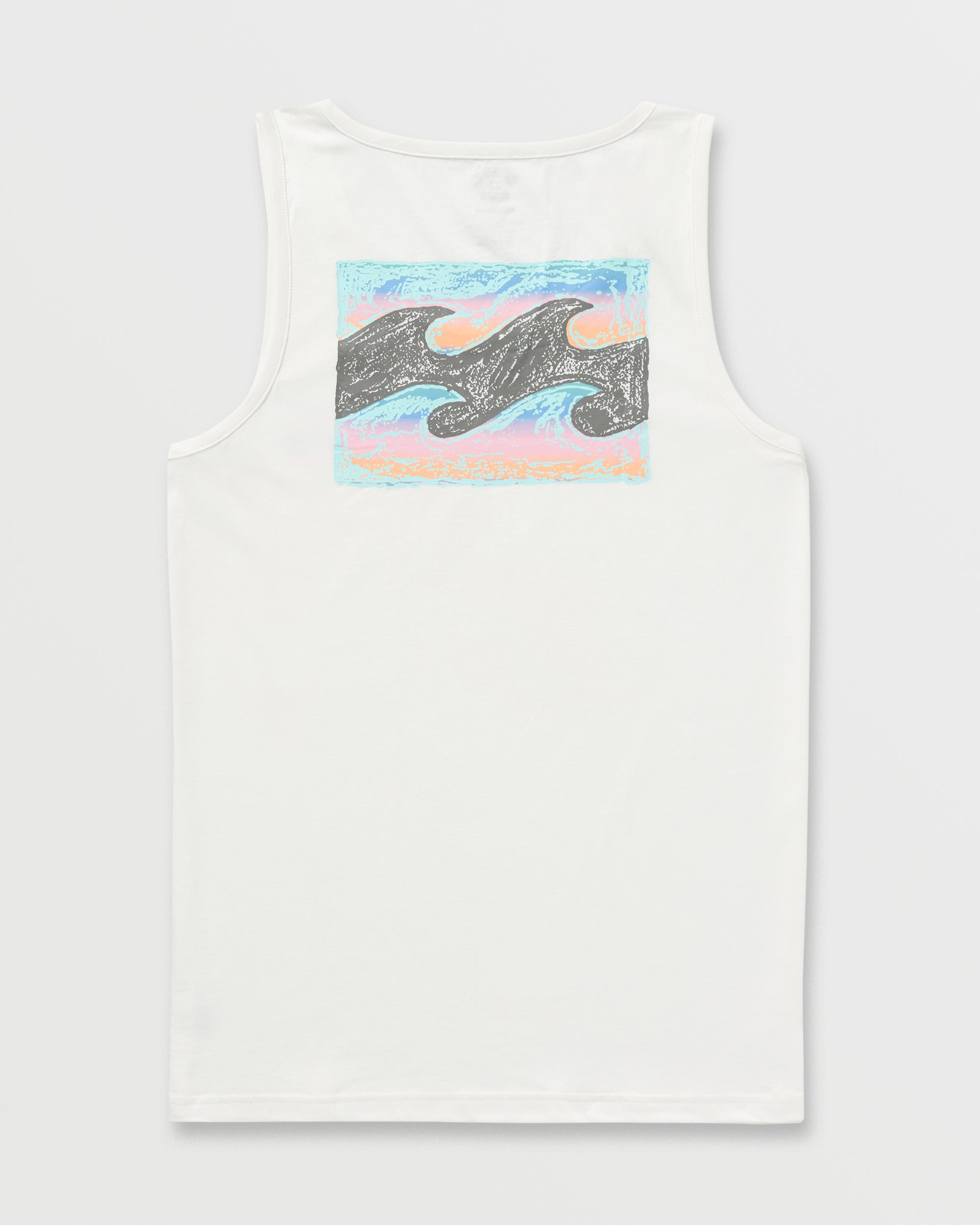 Crayon Wave Premium Tank - Off White - Image 4