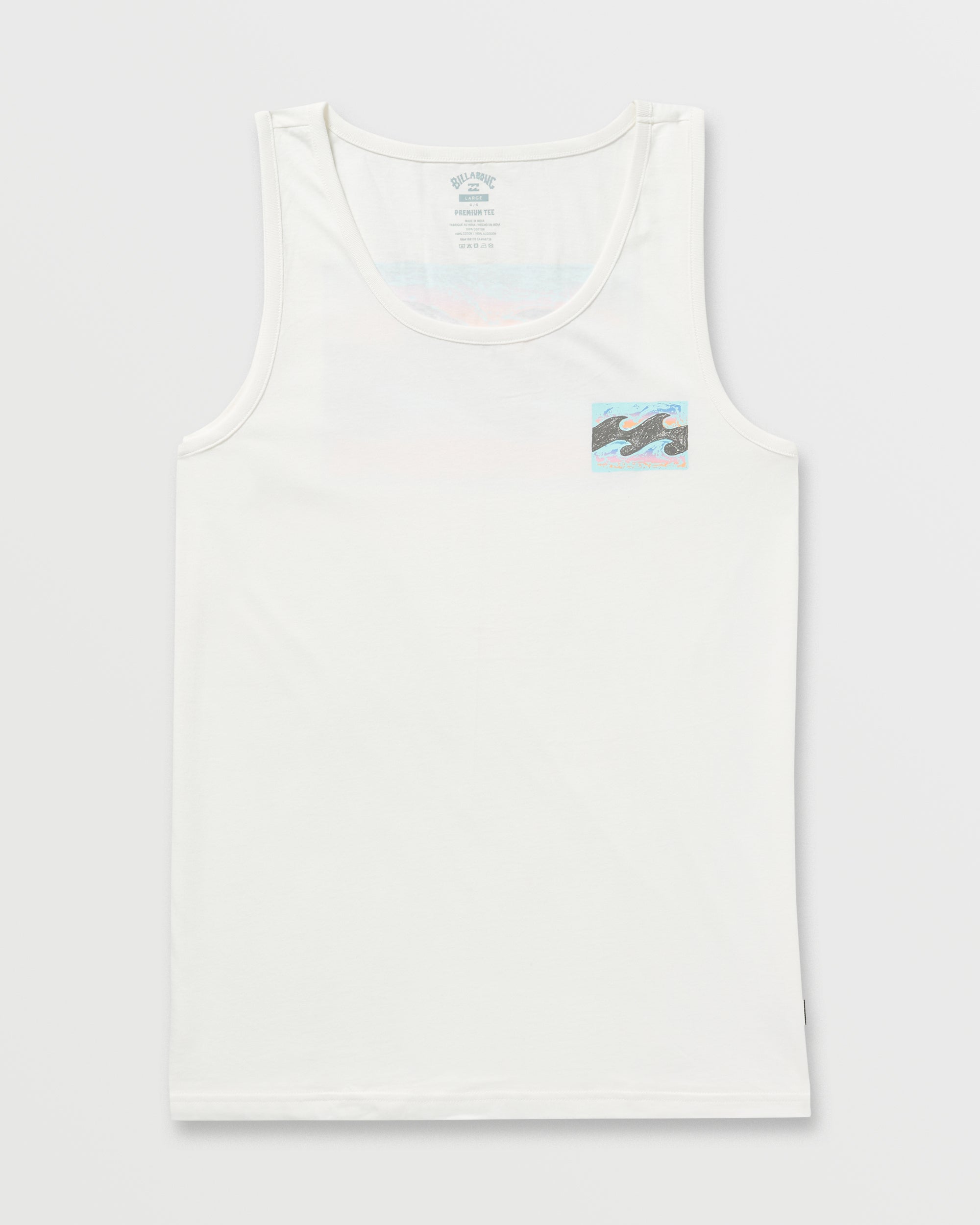Crayon Wave Premium Tank - Off White - Image 3
