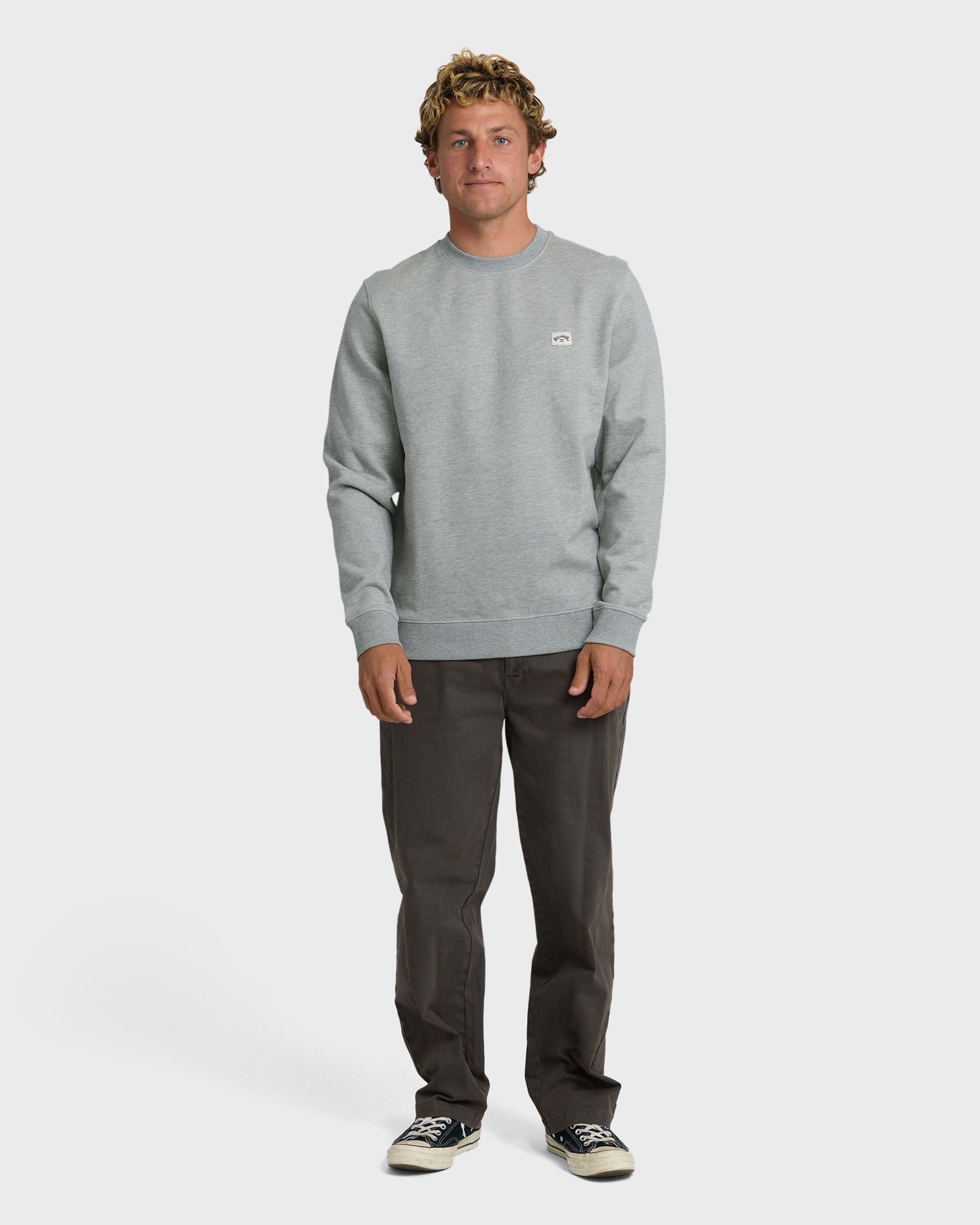 All Day Crewneck Sweatshirt - Grey Htr - Image 4