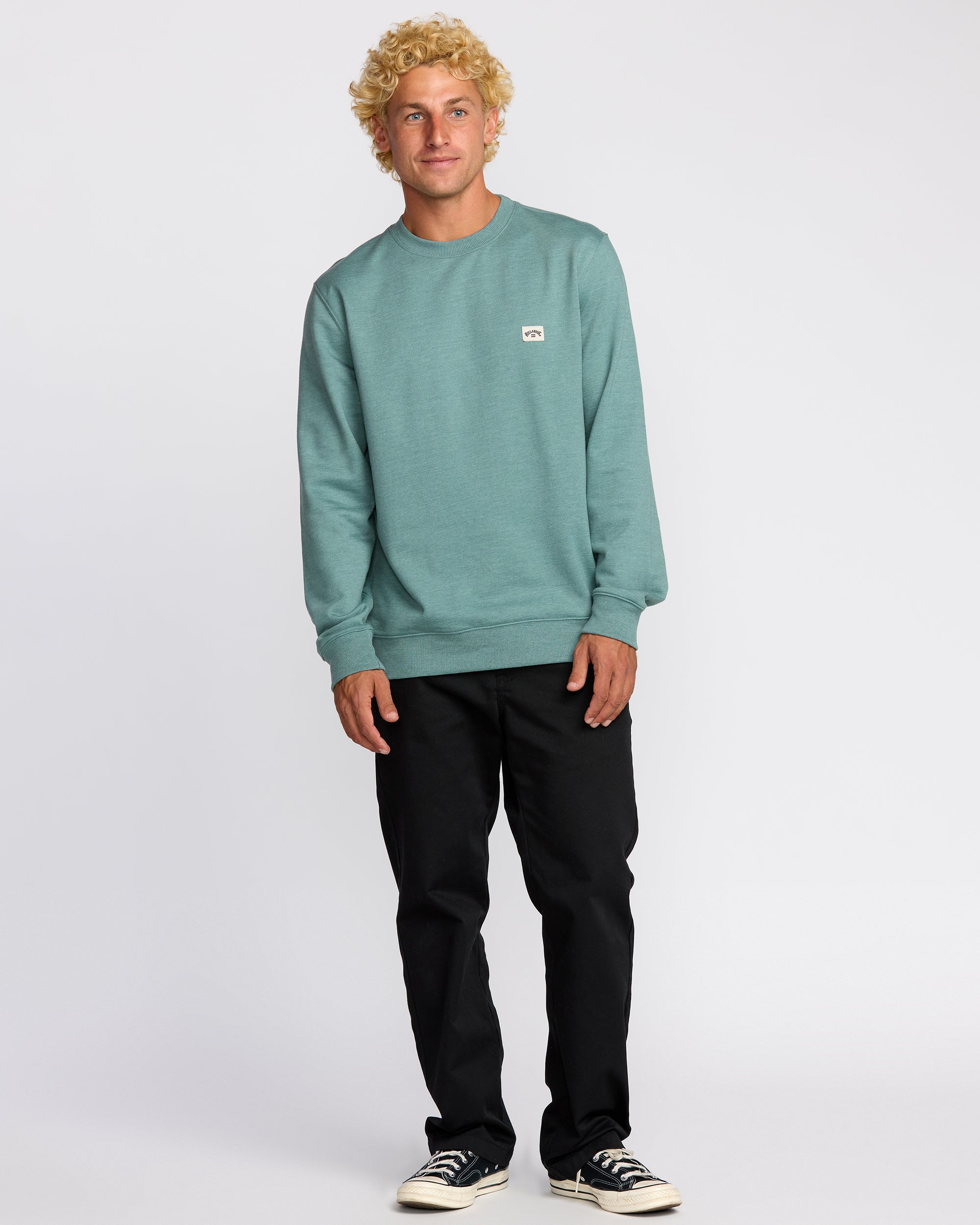 All Day Crewneck Sweatshirt - Sage Green - Image 4