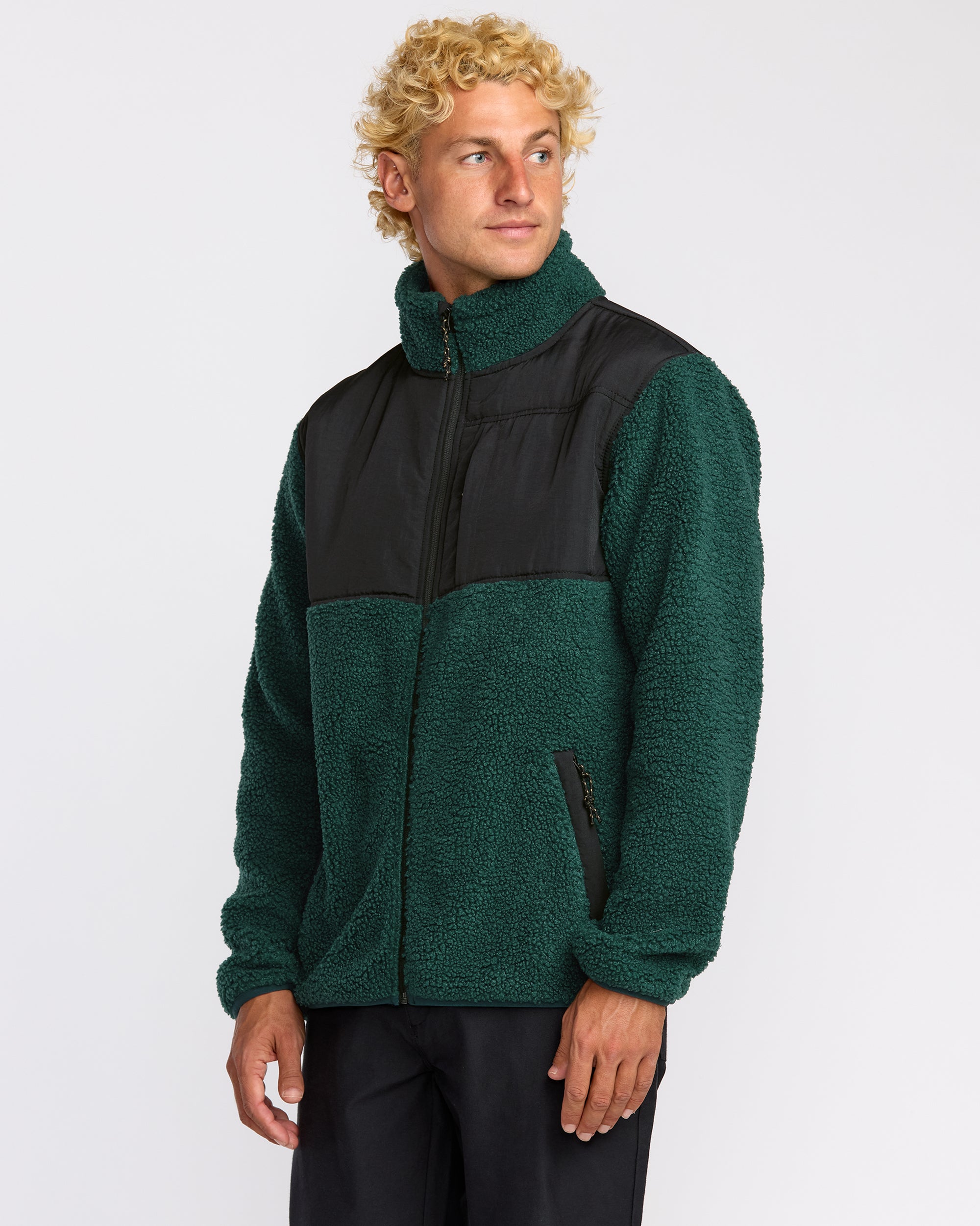 Boundary Summit Zip Sweatshirt - Pine - Image 3