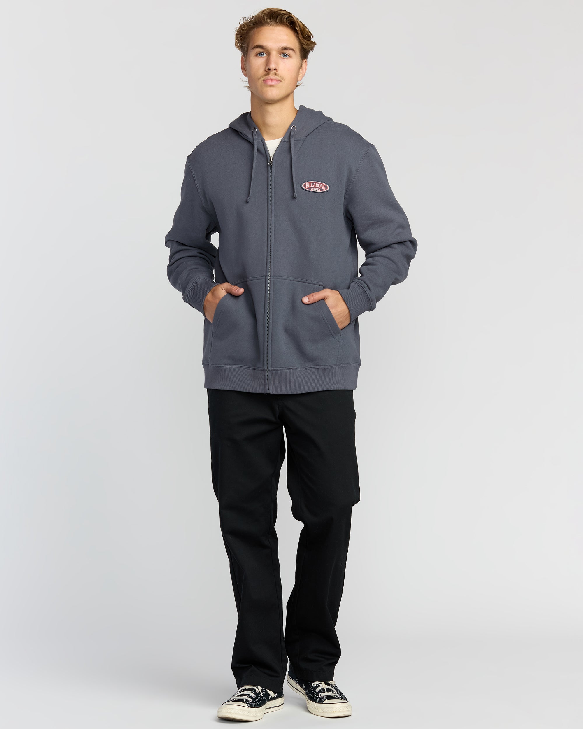 Bad Dog Zip Sweatshirt - Midnight Blue - Image 4