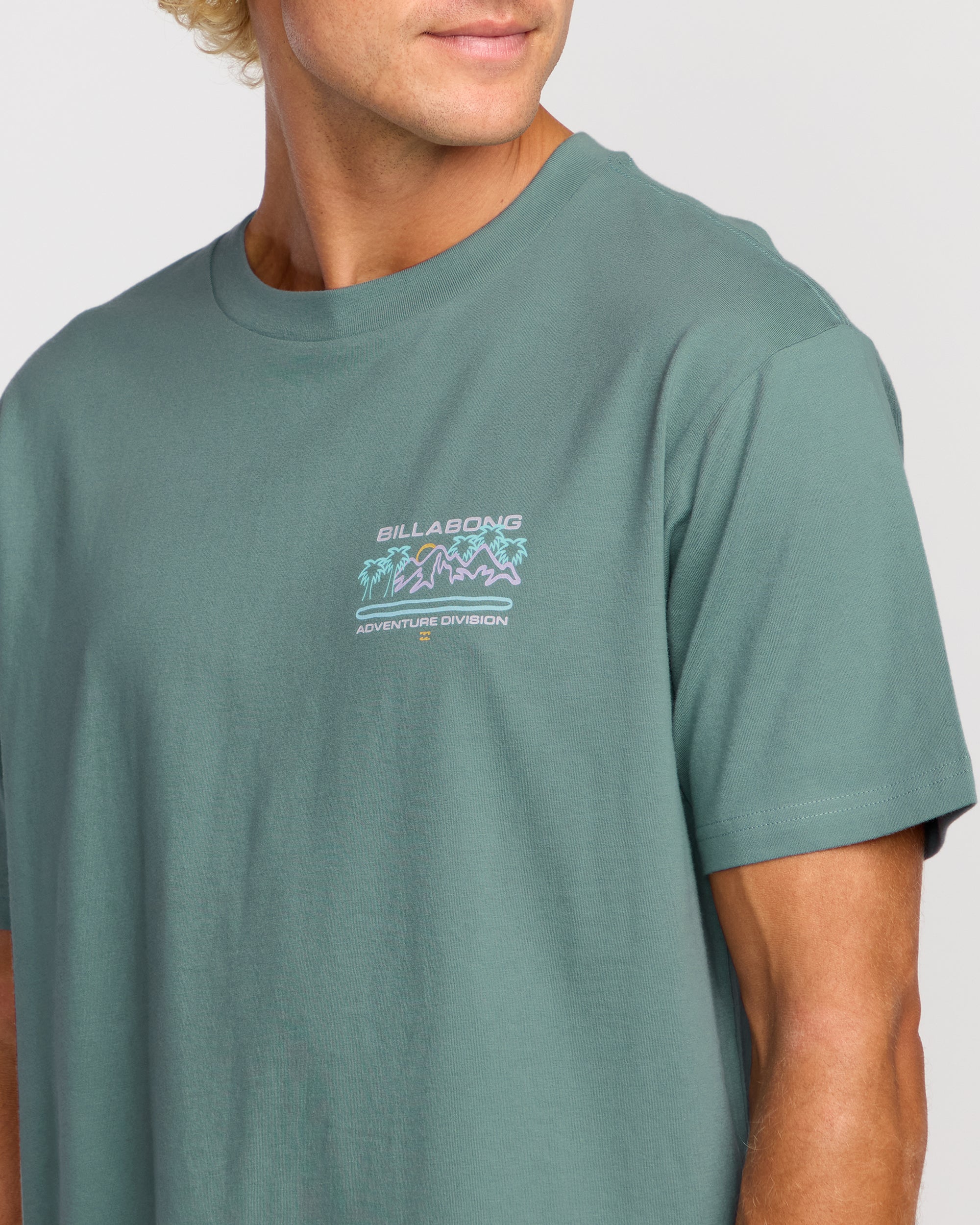 Coastal Range A/Div Short Sleeve T-Shirt - Sea Blue - Image 5