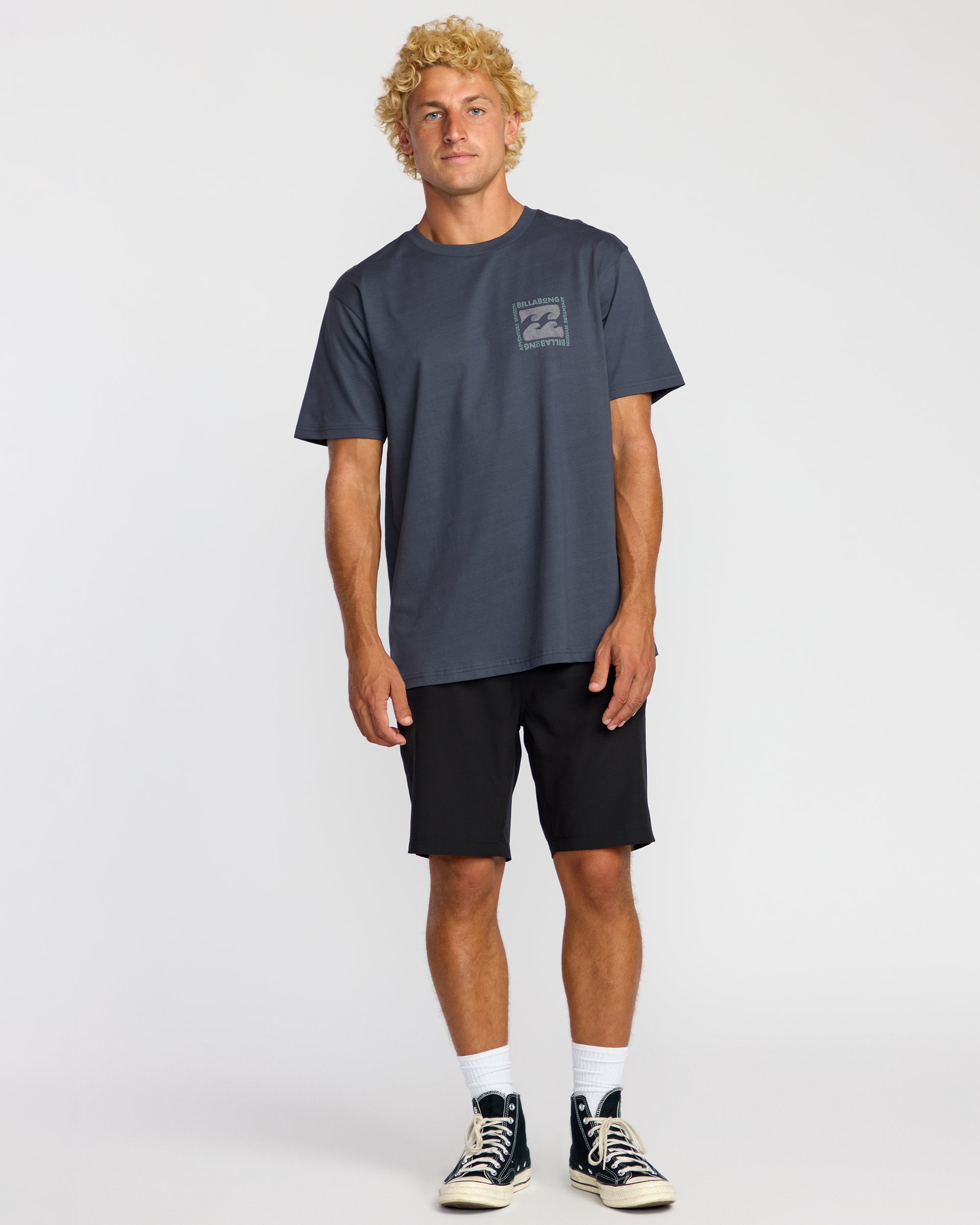 Trail A/Div Short Sleeve T-Shirt - Midnight Blue - Image 3