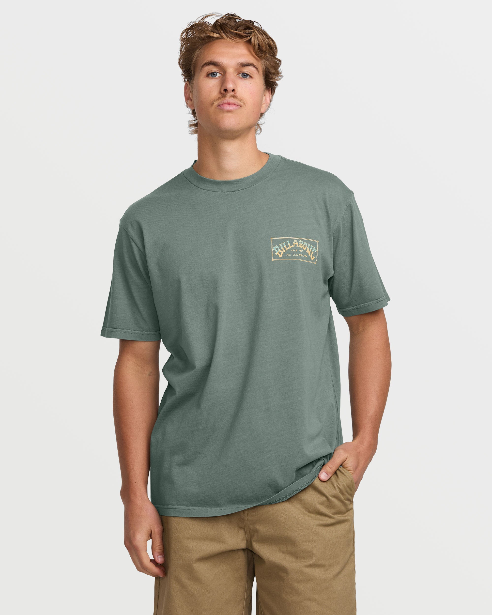 Original Arch Premium Wave Wash Tee - Dark Slate - Image 2