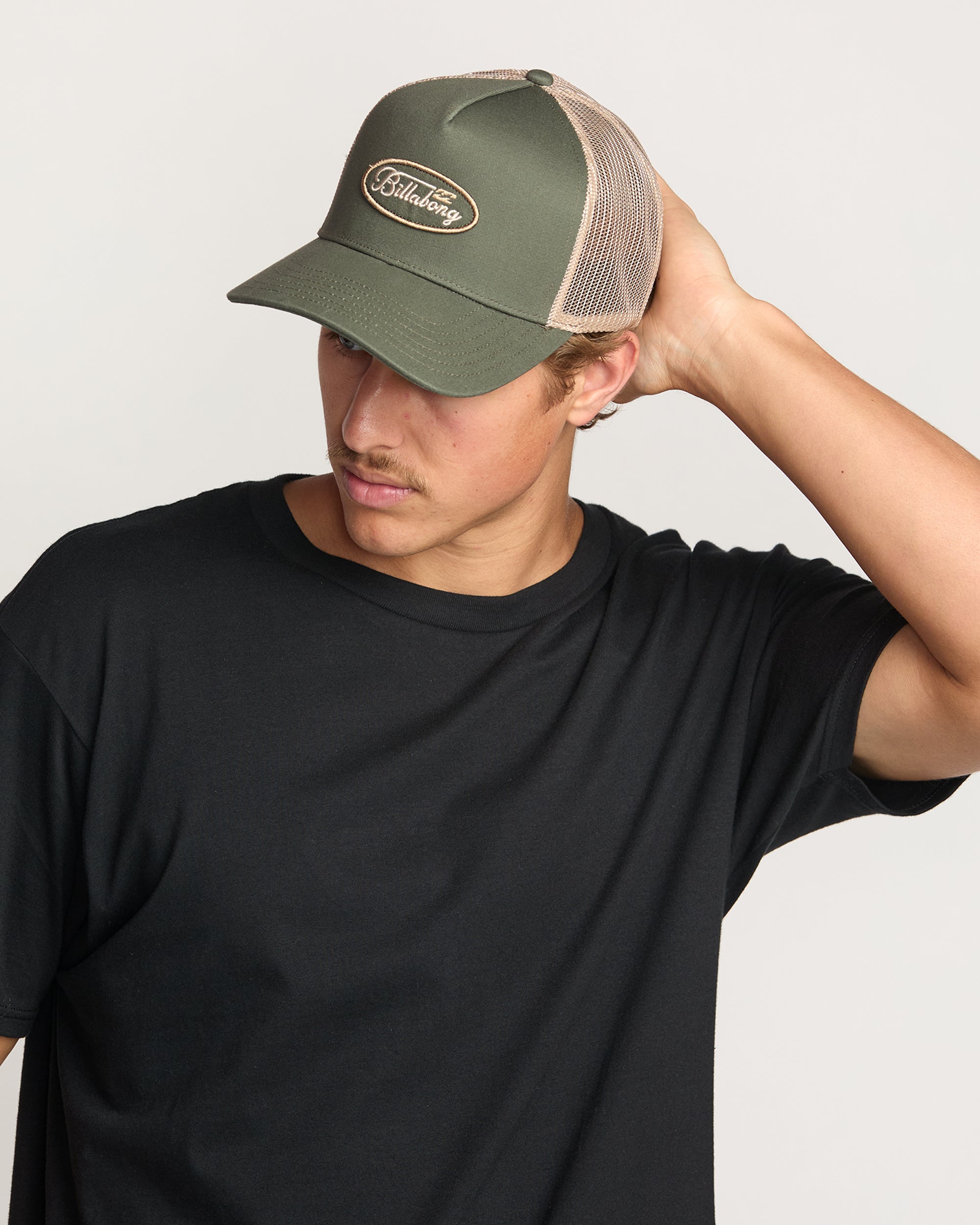 Bad Dog Trucker Hat - Military - Image 3