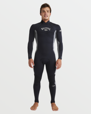 3/2mm Absolute Natural Back Zip Fullsuit - Alloy