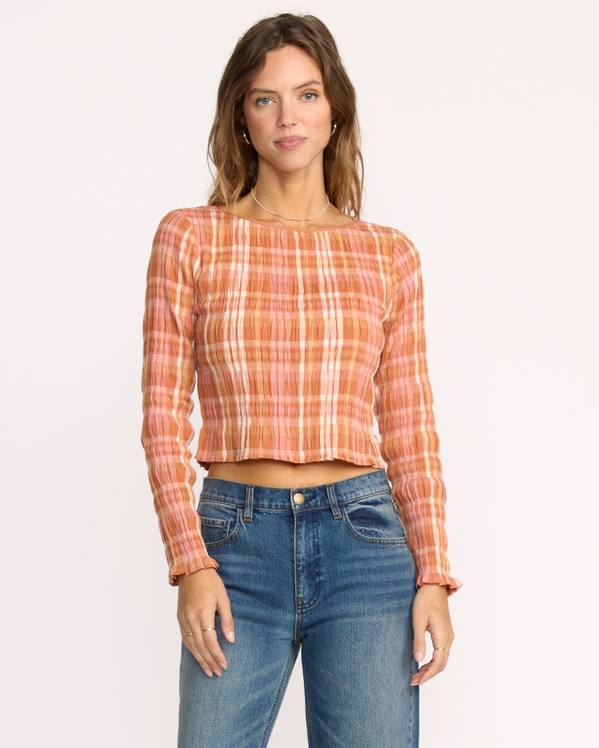Check Me Out Long Sleeve Shirt - Sunburnt - Image 2