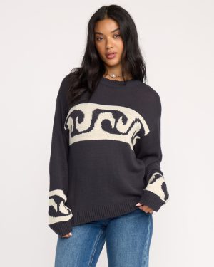 Wave Fade Sweater - Black Sands
