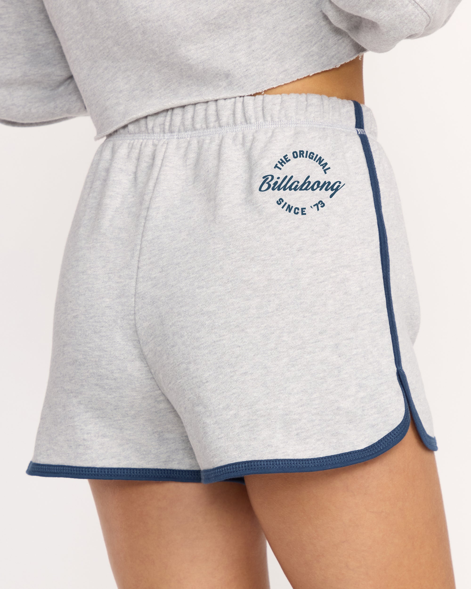 Triple Palms Dolphin Shorts - Heather Grey - Image 5