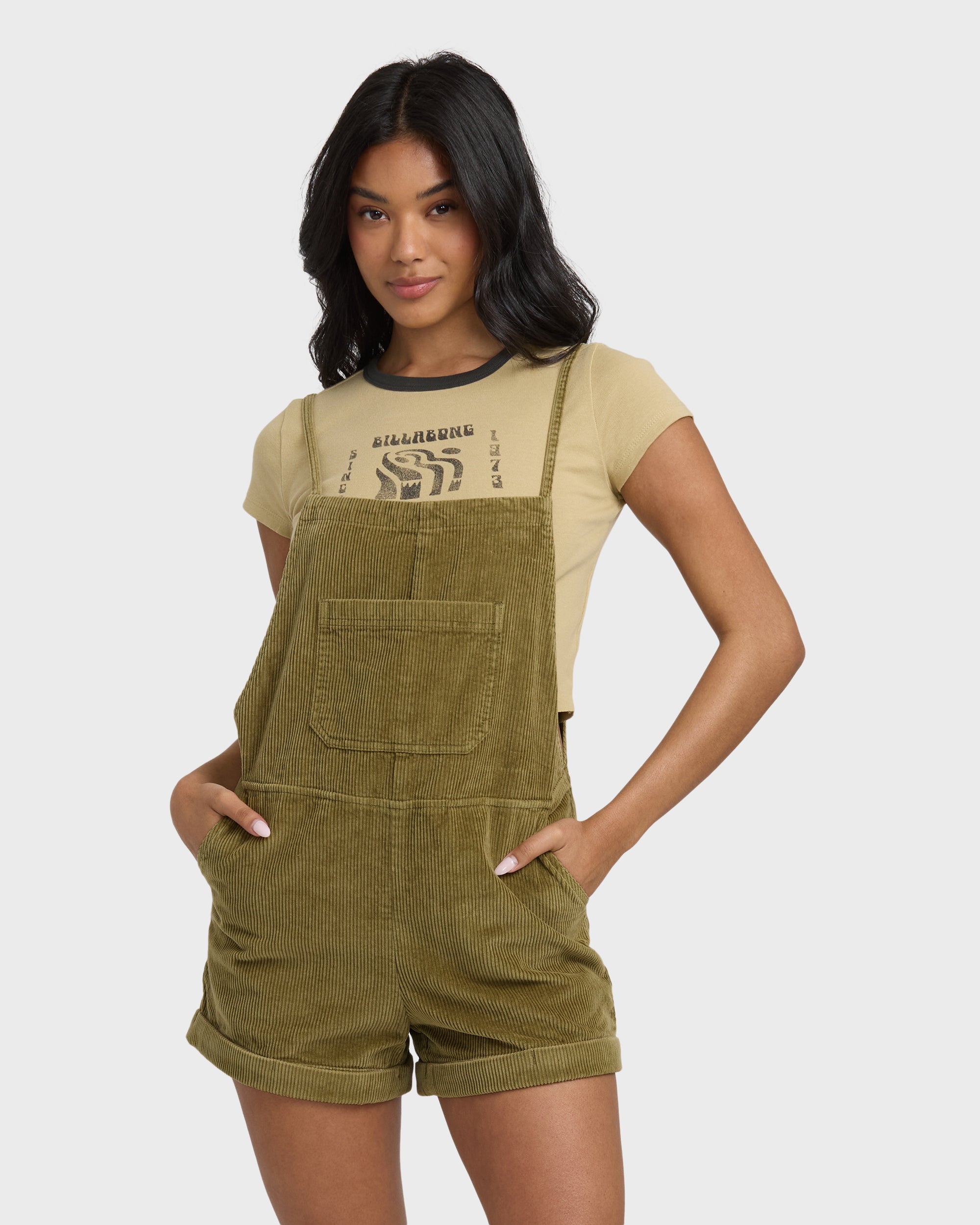 Wild Pursuit Cord Overall - Martini Olive - Image 3