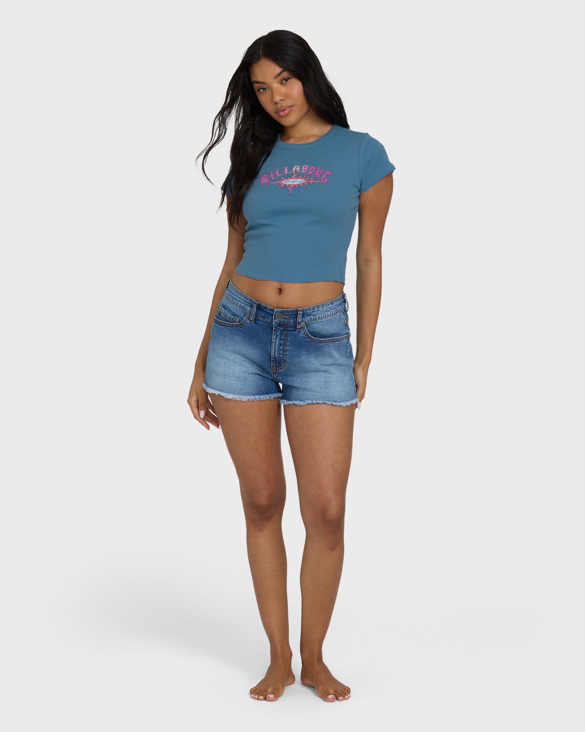 Warm Sunrays Short Sleeve T-Shirt - Blue Shadow - Image 3