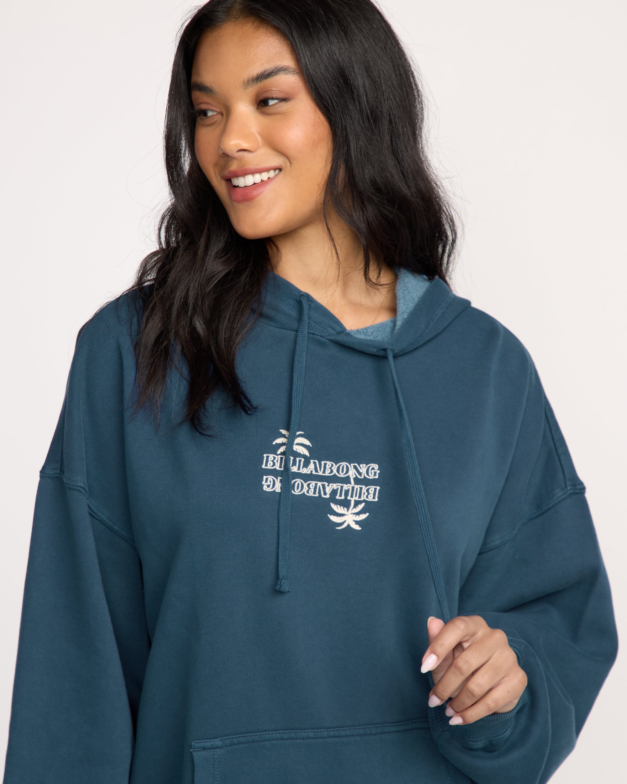 Best Wishes Hoodie - Navy - Image 6
