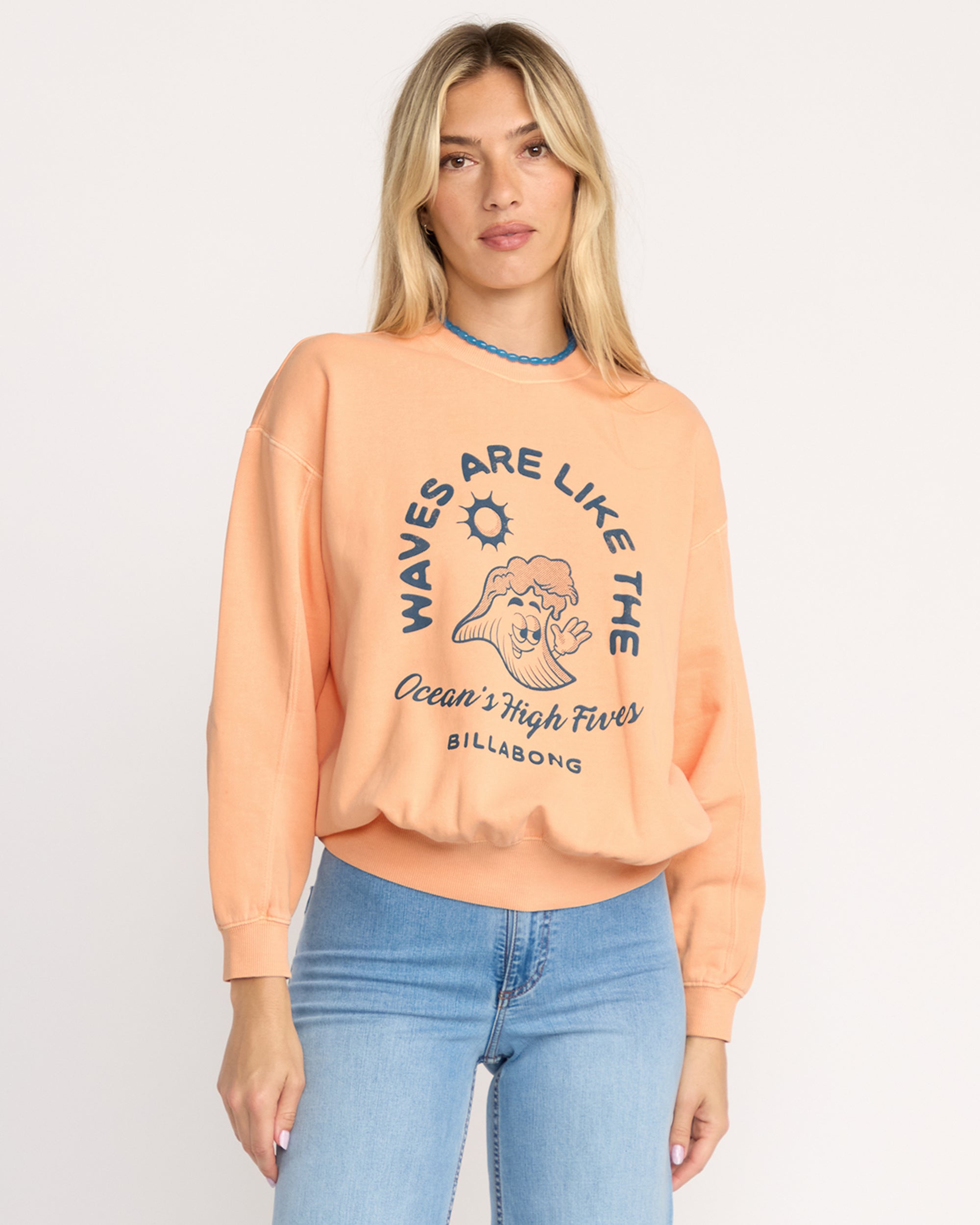 Time For Kendal Crewneck Sweatshirt - Sunstone - Image 2