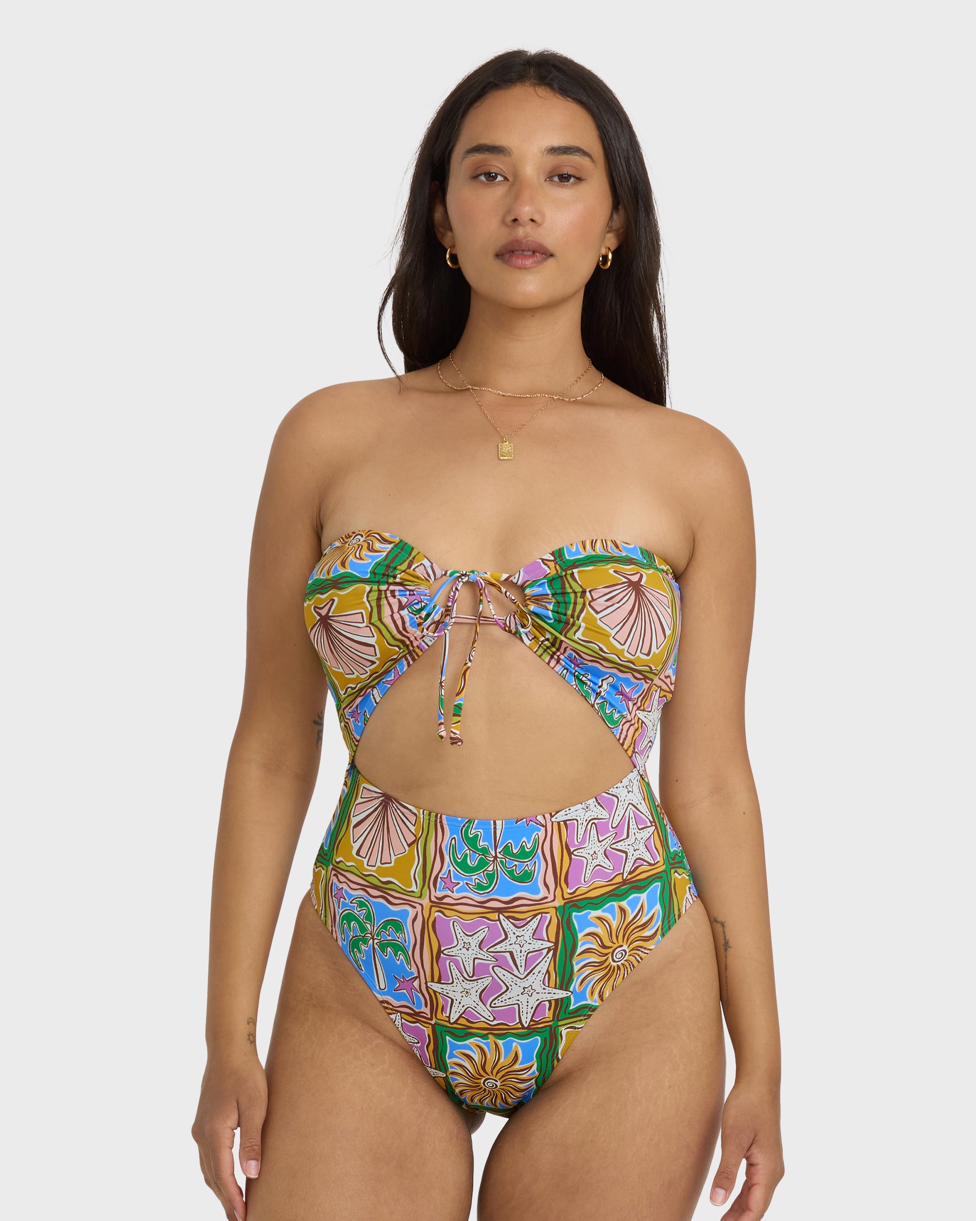 Heat Dream Andrew Hi One-piece Swimsuit - Multi - Image 9