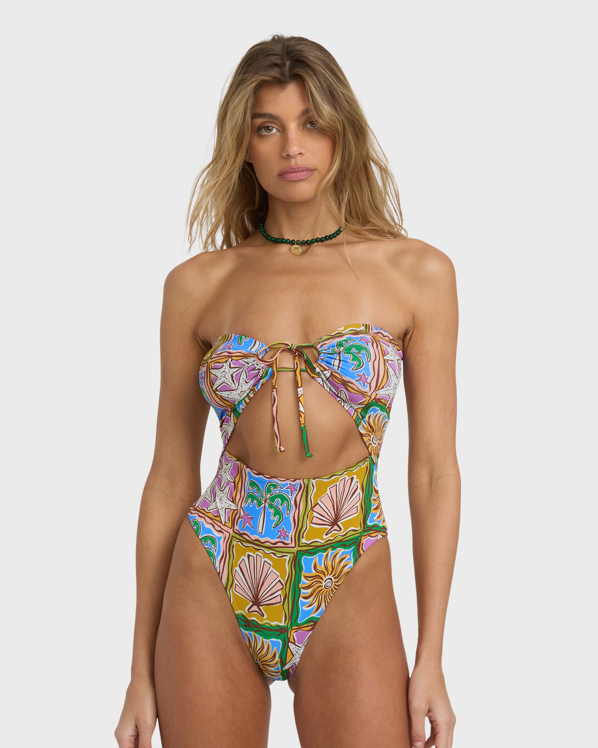 Heat Dream Andrew Hi One-piece Swimsuit - Multi - Image 3