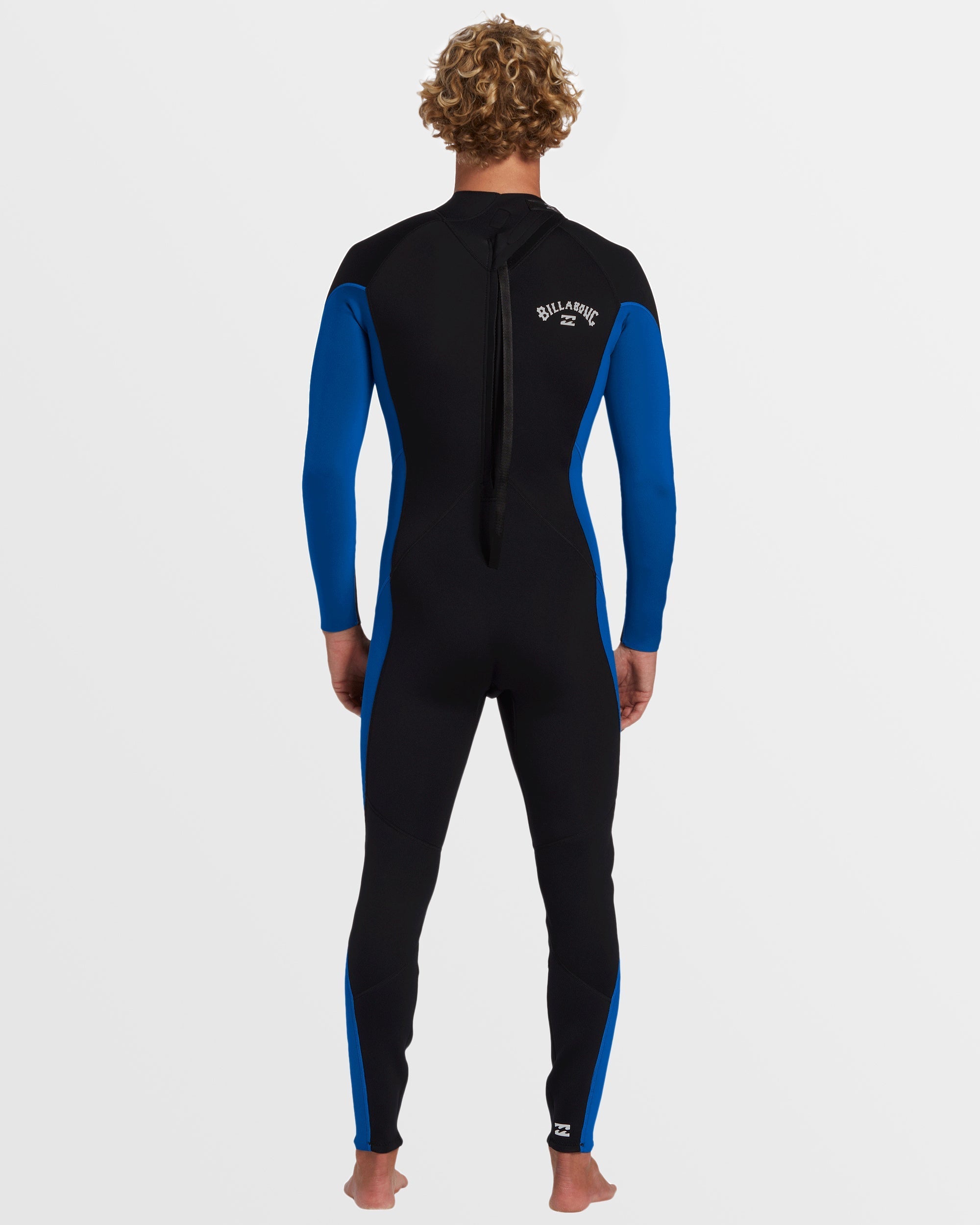 4/3mm Foil GBS Back Zip Wetsuit - Mid Blue - Image 2