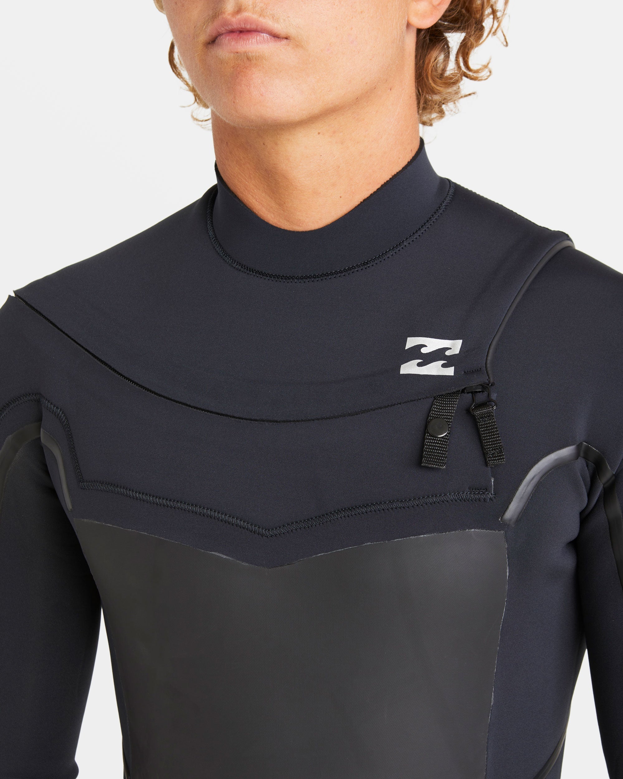 3/2mm Absolute Natural+ Upcycler Liquid Seal Chest Zip Wetsuit - Black - Image 8
