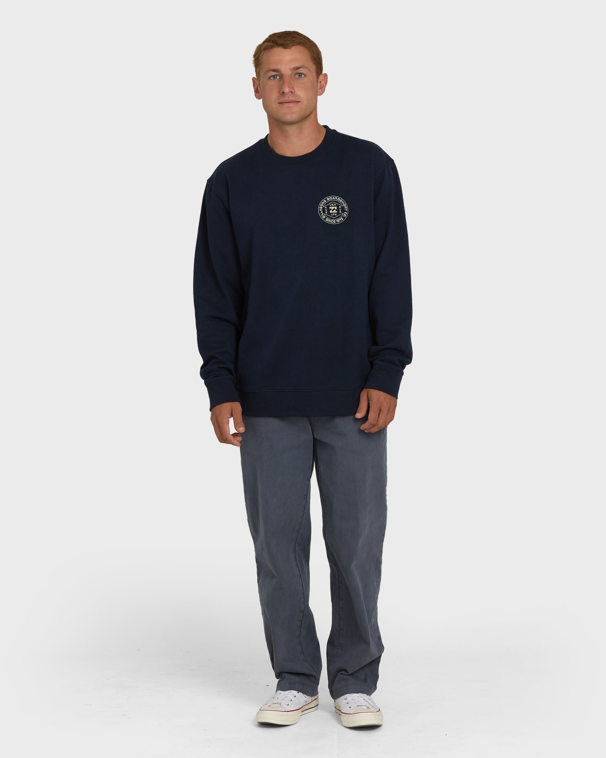 Rotation Crewneck Sweatshirt - Dark Navy - Image 3